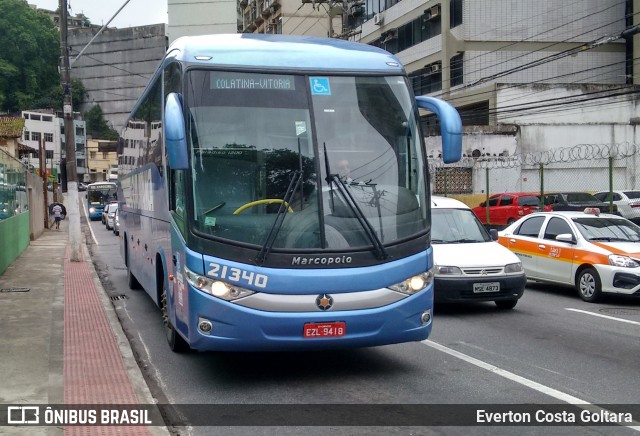 Viação Águia Branca 21340 na cidade de Vitória, Espírito Santo, Brasil, por Everton Costa Goltara. Número da foto: #6330759.