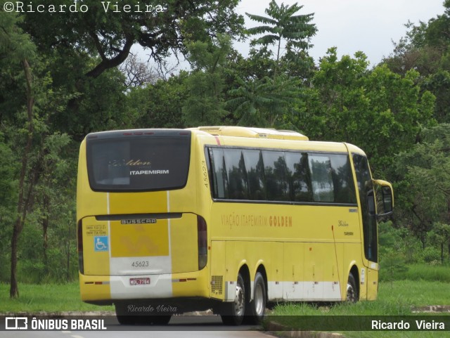 Viação Itapemirim 45623 na cidade de Brasília, Distrito Federal, Brasil, por Ricardo Vieira. Número da foto: #6331309.