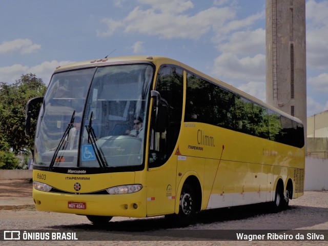 Viação Itapemirim 8603 na cidade de Crateús, Ceará, Brasil, por Wagner Ribeiro da Silva. ID da foto: 6332538.