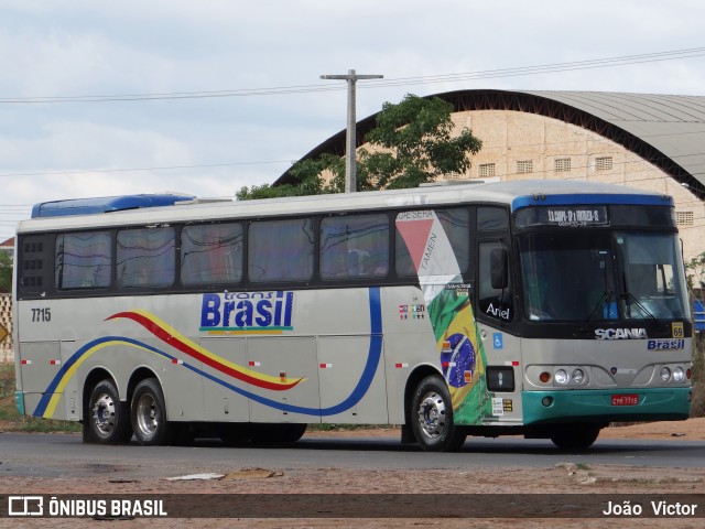 Trans Brasil > TCB - Transporte Coletivo Brasil 7715 na cidade de Teresina, Piauí, Brasil, por João Victor. ID da foto: 6332151.