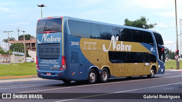 Nobre Turismo 3040 na cidade de Campo Grande, Mato Grosso do Sul, Brasil, por Gabriel Rodrigues. Número da foto: #6330667.