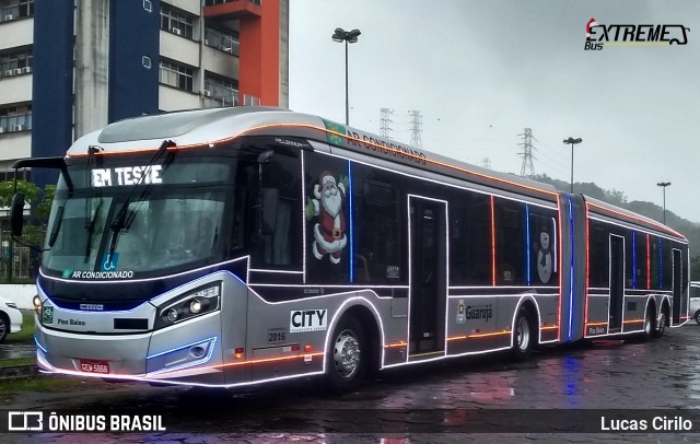 City Transporte Urbano Intermodal - Guarujá teste na cidade de Guarujá, São Paulo, Brasil, por Lucas Cirilo. ID da foto: 6332301.