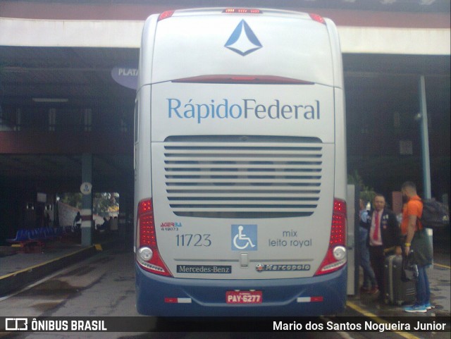Rápido Federal 11723 na cidade de Feira de Santana, Bahia, Brasil, por Mario dos Santos Nogueira Junior. Número da foto: #6332410.
