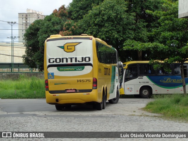 Empresa Gontijo de Transportes 14575 na cidade de Campos dos Goytacazes, Rio de Janeiro, Brasil, por Luis Otávio Vicente Domingues. ID da foto: 6333992.