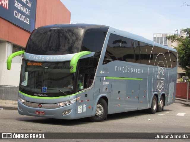 Viação Garcia 16884 na cidade de Rio de Janeiro, Rio de Janeiro, Brasil, por Junior Almeida. Número da foto: #6334320.