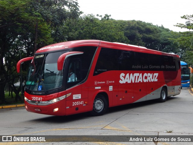 Viação Santa Cruz 205141 na cidade de São Paulo, São Paulo, Brasil, por André Luiz Gomes de Souza. ID da foto: 6333998.