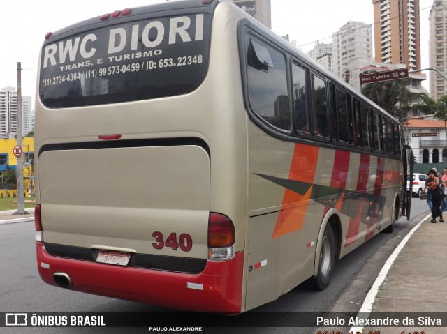 RWC Transporte e Turismo 340 na cidade de São Paulo, São Paulo, Brasil, por Paulo Alexandre da Silva. ID da foto: 6333504.