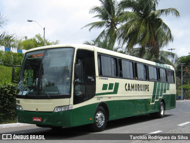 Auto Viação Camurujipe 3116 na cidade de Salvador, Bahia, Brasil, por Tarcisio Rodrigues da Silva. ID da foto: 6334039.