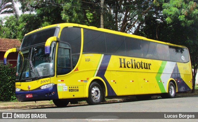 Helio Tur Transporte e Turismo 2000 na cidade de Uberaba, Minas Gerais, Brasil, por Lucas Borges . ID da foto: 6333718.