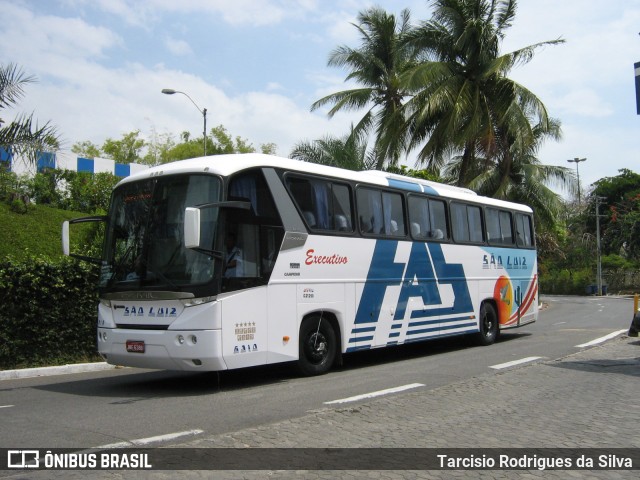 Empresa de Transportes São Luiz 6310 na cidade de Salvador, Bahia, Brasil, por Tarcisio Rodrigues da Silva. ID da foto: 6334035.