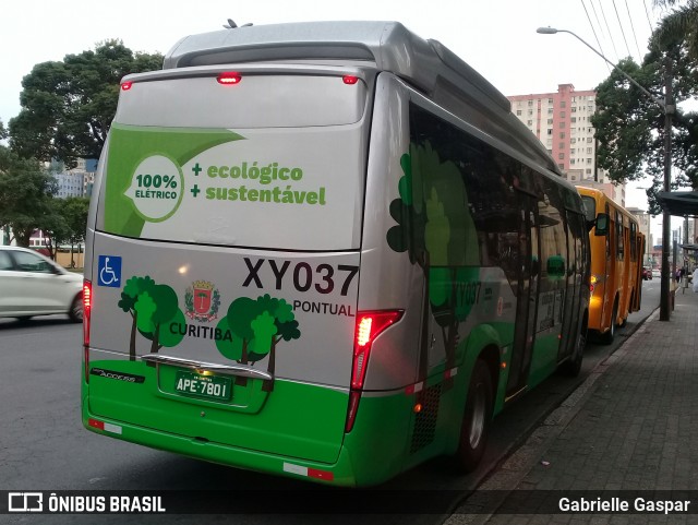 Transporte Coletivo Glória XY037 na cidade de Curitiba, Paraná, Brasil, por Gabrielle Gaspar. Número da foto: #6333508.