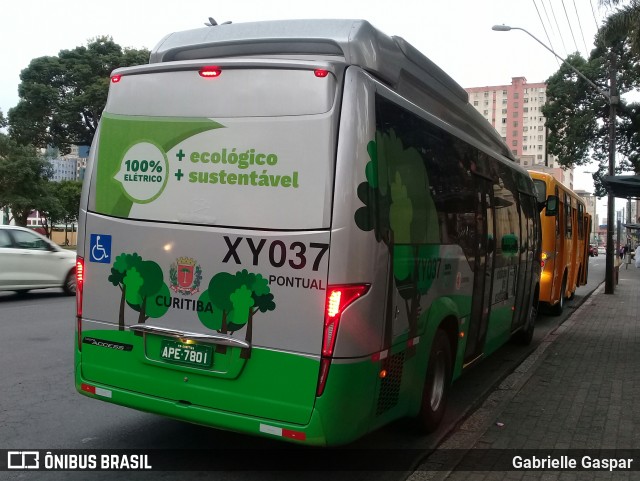 Transporte Coletivo Glória XY037 na cidade de Curitiba, Paraná, Brasil, por Gabrielle Gaspar. ID da foto: 6333508.