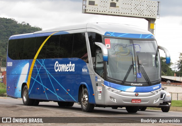 Viação Cometa 18509 na cidade de Conselheiro Lafaiete, Minas Gerais, Brasil, por Rodrigo  Aparecido. ID da foto: 6335590.