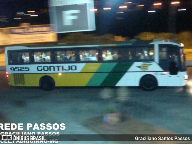 Empresa Gontijo de Transportes 9525 na cidade de Coronel Fabriciano, Minas Gerais, Brasil, por Graciliano Santos Passos. ID da foto: 6335211.