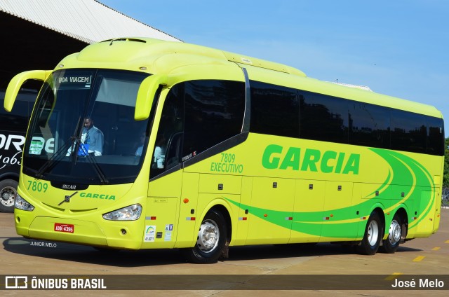 Viação Garcia 7809 na cidade de Maringá, Paraná, Brasil, por José Melo. ID da foto: 6335769.