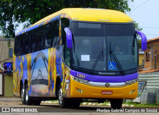 Ipe Transporte Rodoviário 1301 na cidade de Porto Velho, Rondônia, Brasil, por Phelipe Gabriel Campos de Souza. ID da foto: 6335657.