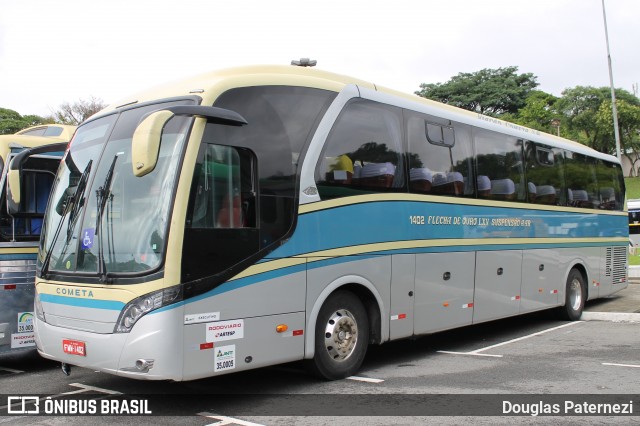 Viação Cometa 1402 na cidade de São Paulo, São Paulo, Brasil, por Douglas Paternezi. Número da foto: #6334895.