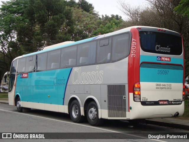 Empresa de Ônibus Nossa Senhora da Penha 35097 na cidade de Curitiba, Paraná, Brasil, por Douglas Paternezi. ID da foto: 6334927.