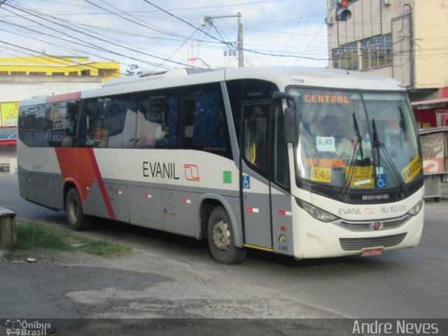 Evanil Transportes e Turismo RJ 132.051 na cidade de Nova Iguaçu, Rio de Janeiro, Brasil, por André Neves . Número da foto: #5705212.