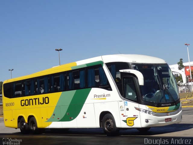 Empresa Gontijo de Transportes 18000 na cidade de Goiânia, Goiás, Brasil, por Douglas Andrez. ID da foto: 5705644.