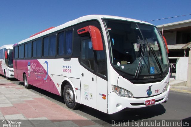 MTU - Maroto Viagens e Turismo 1405 na cidade de Tramandaí, Rio Grande do Sul, Brasil, por Daniel Espindola Dorneles. Número da foto: #5728327.