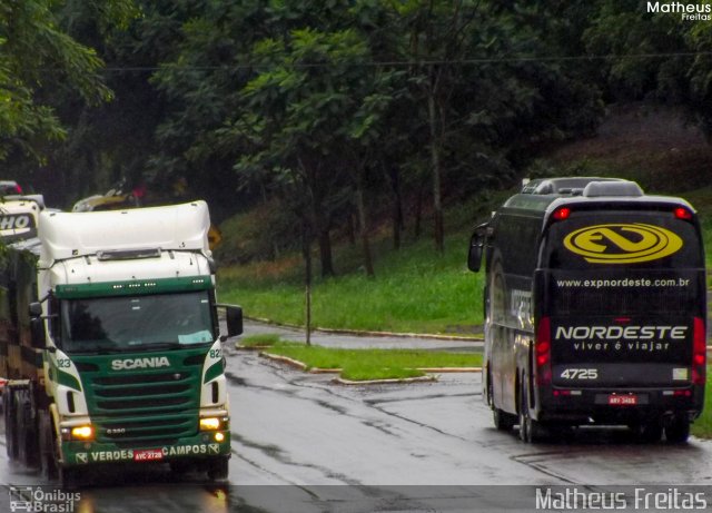 Expresso Nordeste 4725 na cidade de Nova Tebas, Paraná, Brasil, por Matheus Freitas. ID da foto: 5727134.