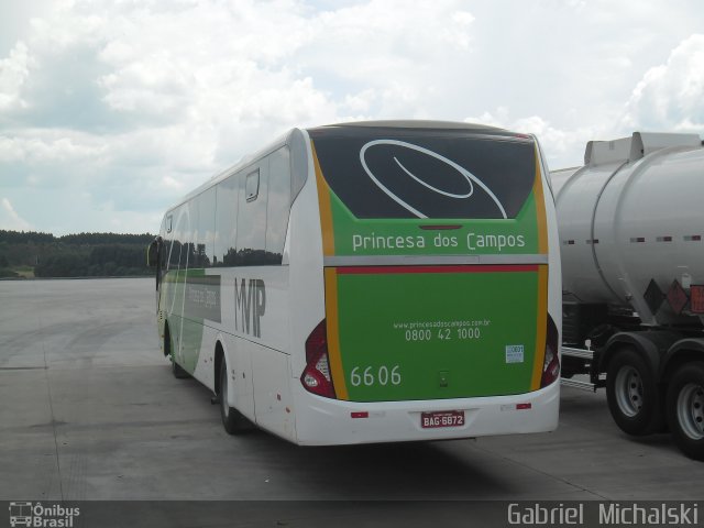 Expresso Princesa dos Campos 6606 na cidade de Ponta Grossa, Paraná, Brasil, por Gabriel Michalski. ID da foto: 5727214.