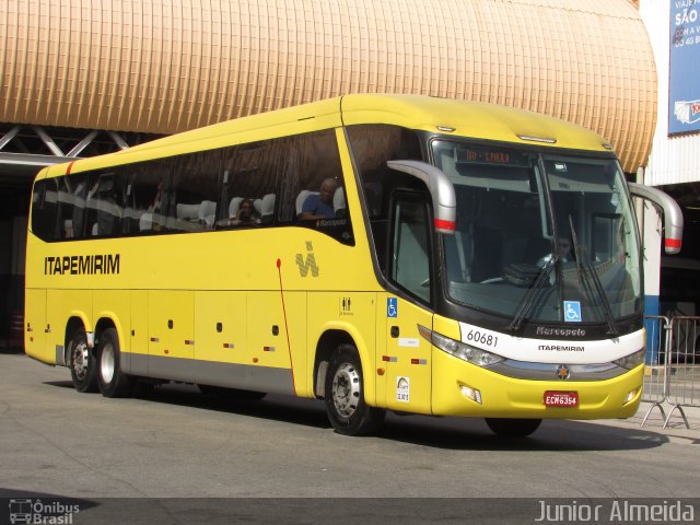 Viação Itapemirim 60681 na cidade de Rio de Janeiro, Rio de Janeiro, Brasil, por Junior Almeida. Número da foto: #5728646.
