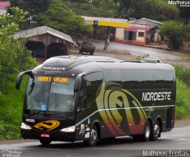 Expresso Nordeste 4835 na cidade de Nova Tebas, Paraná, Brasil, por Matheus Freitas. ID da foto: 5727108.