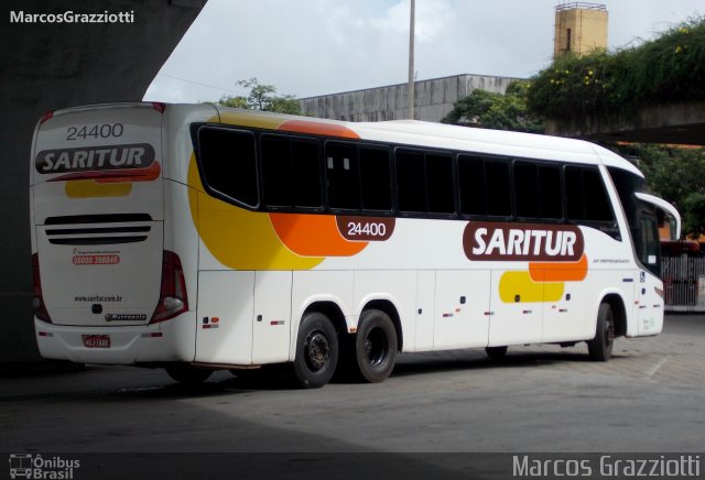 Saritur - Santa Rita Transporte Urbano e Rodoviário 24400 na cidade de Belo Horizonte, Minas Gerais, Brasil, por Marcos Grazziotti. ID da foto: 5731165.