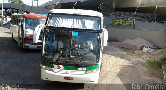 Empresa Gontijo de Transportes 11910 na cidade de Belo Horizonte, Minas Gerais, Brasil, por Fabri Ferreira. ID da foto: 5730077.