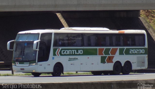 Empresa Gontijo de Transportes 20230 na cidade de Sumaré, São Paulo, Brasil, por Sérgio de Sousa Elias. Número da foto: #5730611.