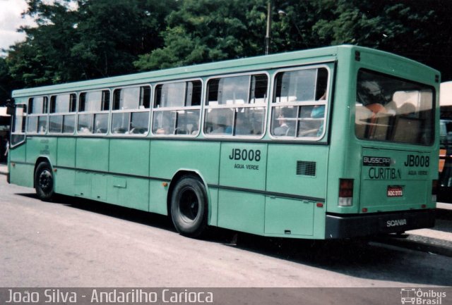 Auto Viação Água Verde JB008 na cidade de Curitiba, Paraná, Brasil, por João Silva. ID da foto: 5729141.