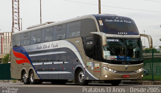 Viação Santa Rita de Cássia 1420 na cidade de São Paulo, São Paulo, Brasil, por Cristiano Soares da Silva. ID da foto: 5732871.