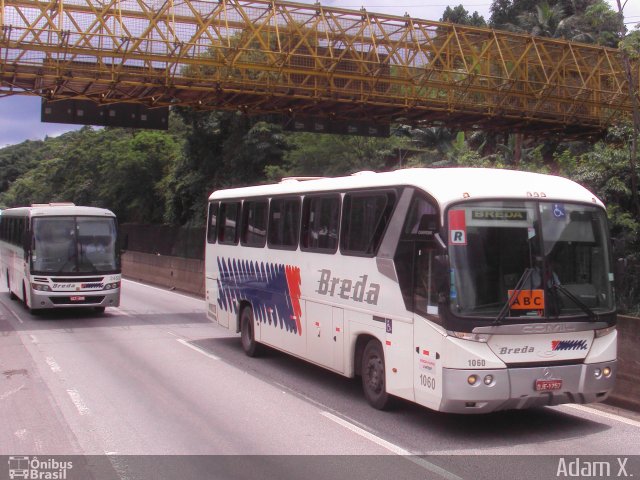 Breda Transportes e Serviços 1060 na cidade de Cubatão, São Paulo, Brasil, por Adam Xavier Rodrigues Lima. ID da foto: 5733333.