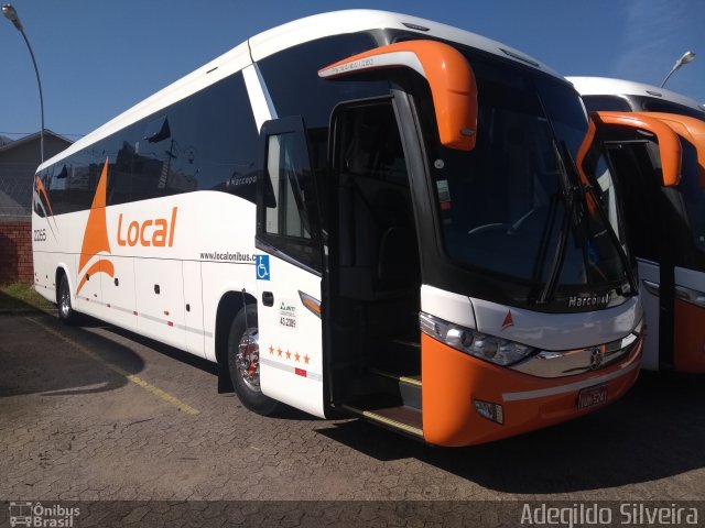 LOCAL - Locadora de Ônibus Canoas Ltda. 2265 na cidade de Canoas, Rio Grande do Sul, Brasil, por Adegildo Silveira. ID da foto: 5732555.