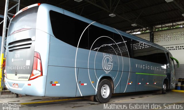 Viação Garcia 7676 na cidade de Campinas, São Paulo, Brasil, por Matheus Gabriel dos Santos. ID da foto: 5736275.