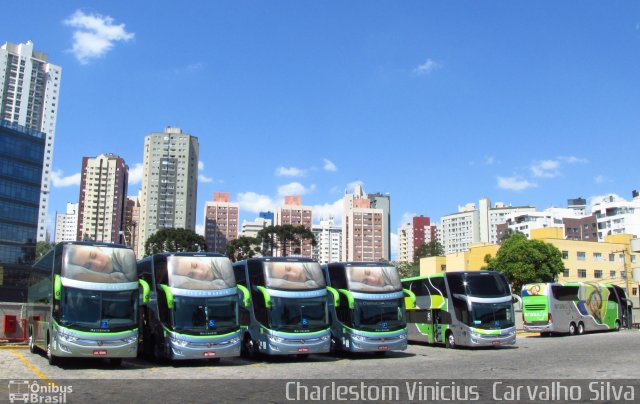 Viação Garcia 7297 na cidade de Curitiba, Paraná, Brasil, por Charlestom Vinicius Carvalho Silva. Número da foto: #5736742.