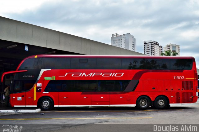 Viação Sampaio 11503 na cidade de Mogi das Cruzes, São Paulo, Brasil, por Douglas Alvim. ID da foto: 5736269.