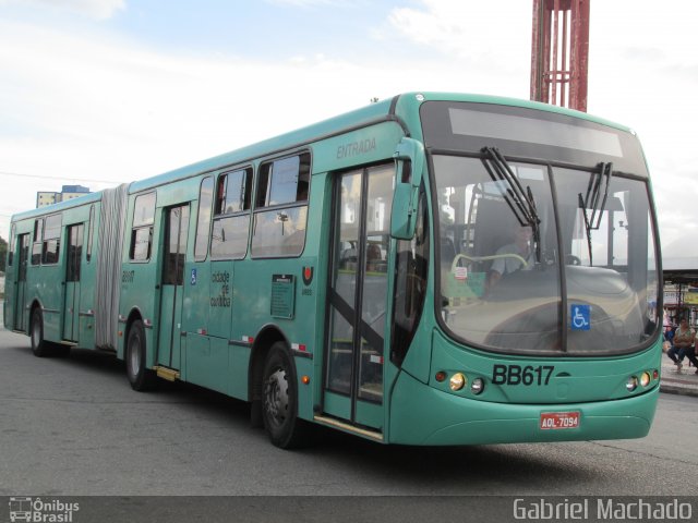 Transporte Coletivo Glória BB617 na cidade de Curitiba, Paraná, Brasil, por Gabriel Machado. Número da foto: #5735120.