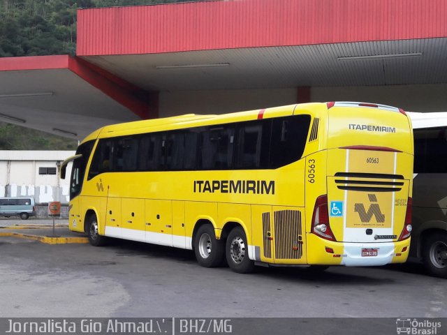 Viação Itapemirim 60563 na cidade de Juiz de Fora, Minas Gerais, Brasil, por Giovanini Mendes do Carmo. Número da foto: #5736926.