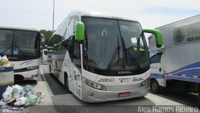 Nova Opção Turismo 2860 na cidade de Aparecida, São Paulo, Brasil, por Alex Ramos Ribeiro. Número da foto: #5740040.