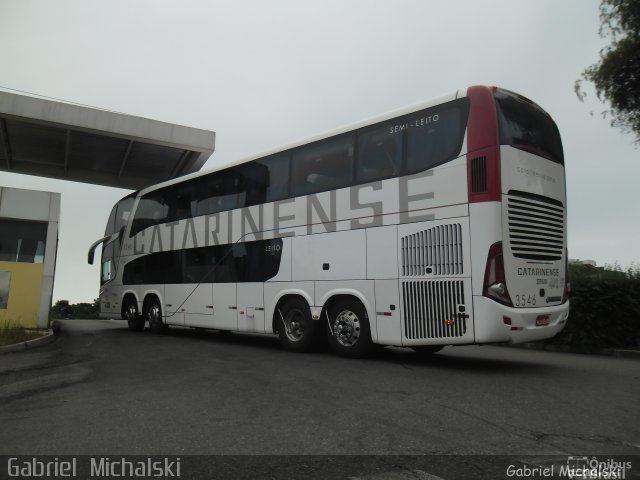 Auto Viação Catarinense 3546 na cidade de Ponta Grossa, Paraná, Brasil, por Gabriel Michalski. ID da foto: 5737941.