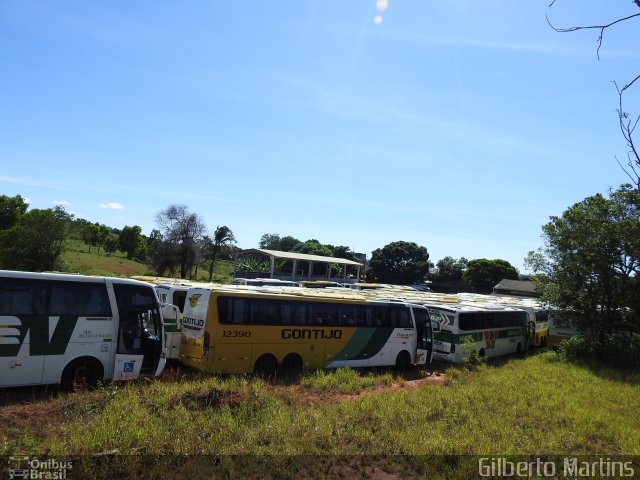 Empresa Gontijo de Transportes 12390 na cidade de Guarapari, Espírito Santo, Brasil, por Gilberto Martins. ID da foto: 5742277.