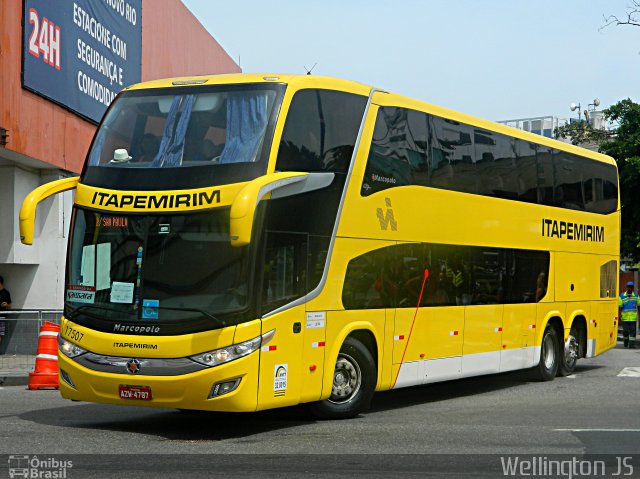 Viação Itapemirim 17507 na cidade de Rio de Janeiro, Rio de Janeiro, Brasil, por Wellington de Jesus Santos. Número da foto: #5742454.
