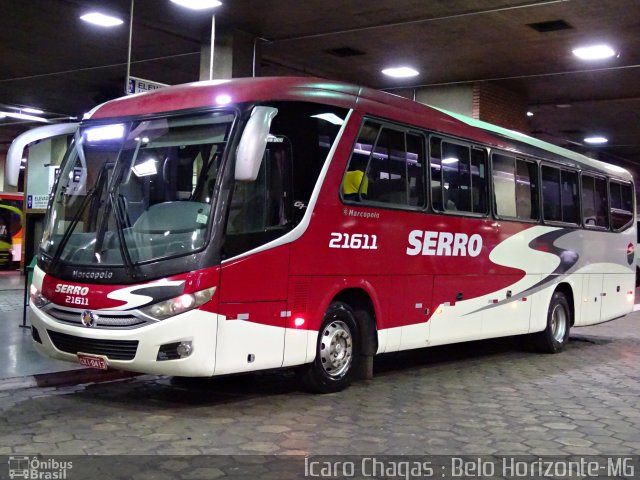 Viação Serro 21611 na cidade de Belo Horizonte, Minas Gerais, Brasil, por Ícaro Chagas. ID da foto: 5741294.