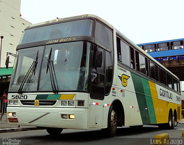 Empresa Gontijo de Transportes 5820 na cidade de Belo Horizonte, Minas Gerais, Brasil, por Luís Carlos Santinne Araújo. ID da foto: 5743896.