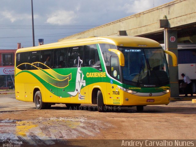 Expresso Caxiense 7038 na cidade de Tramandaí, Rio Grande do Sul, Brasil, por Andrey Carvalho Nunes. ID da foto: 5744437.