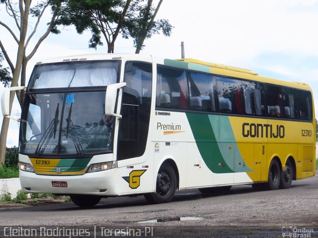 Empresa Gontijo de Transportes 12310 na cidade de Teresina, Piauí, Brasil, por Cleiton Rodrigues. ID da foto: 5744217.