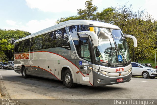 Viação Santa Cruz 347110 na cidade de São Paulo, São Paulo, Brasil, por Oscar Rodriguez . ID da foto: 5742945.